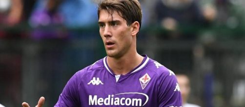 Dusan Vlahovic, giocatore della Fiorentina.