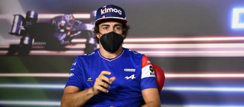 Fernando Alonso correrá el Gran Premio de Estados Unidos con un distintivo en referencia a La Palma (Twitter/@alo_oficial)