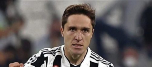 In foto Federico Chiesa, centrocampista della Juventus.