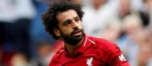 Mohamed Salah, giocatore del Liverpool.