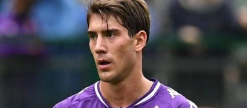 Dusan Vlahovic, giocatore della Fiorentina.