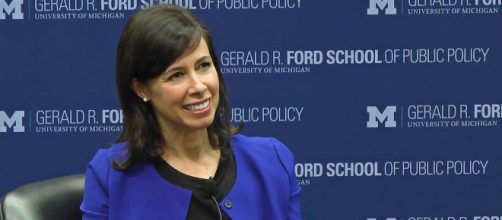 Jessica Rosenworcel has been a member of the Federal Communications Commission since 2012 (Image source: Ford School/YouTube)