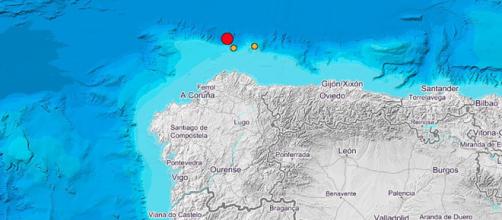 Un fuerte terremoto se ha sentido en Galicia (IGN)