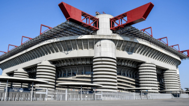 Lo stadio San Siro di Milano dove giocano Inter e Milan.