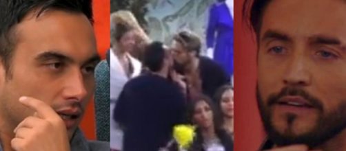 Grande Fratello Vip, Nicola e Alex si sono baciati (Video).