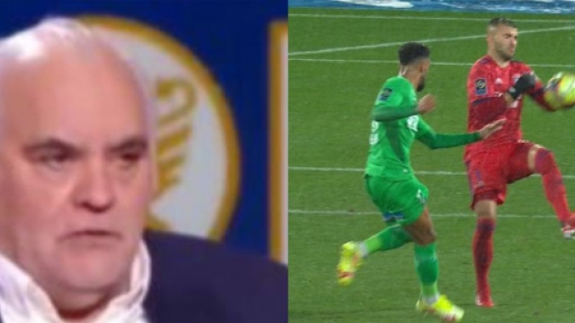 Gilles Favard agac&eacute; sur Twitter apr&egrave;s le derby entre Saint-Etienne et Lyon. (cr&eacute;dit Twitter)