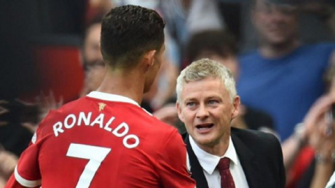 Cristiano Ronaldo et Solskjær (capture YouTube)