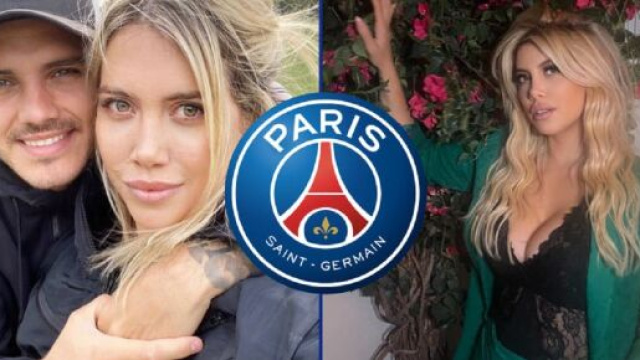 Un ancien joueur du PSG dérape et fait une mauvaise blague sur Wanda Icardi (captures YouTube et montage photo)