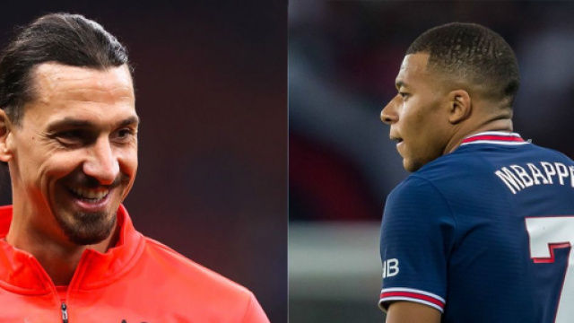 Zlatan veut encore mieux de la part de Mbappé. (crédit Twitter)
