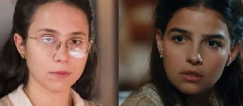 Dolores e Pilar em 'Nos Tempos do Imperador'. (Fotomontagem)