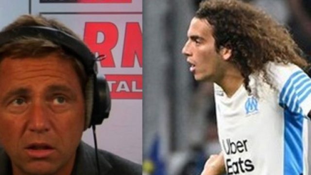 Daniel Riolo dézingue Mattéo Guendouzi (capture YouTube et montage photo)