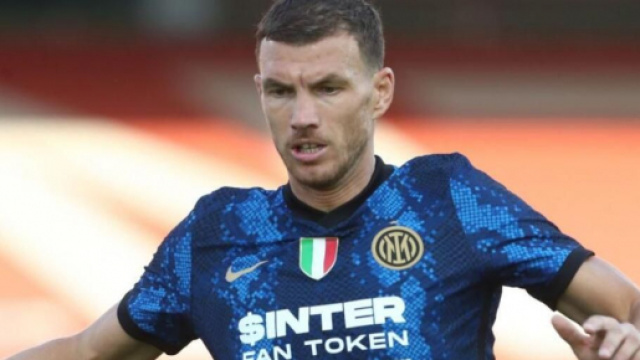Edin Dzeko, nuovo acquisto dell'Inter.
