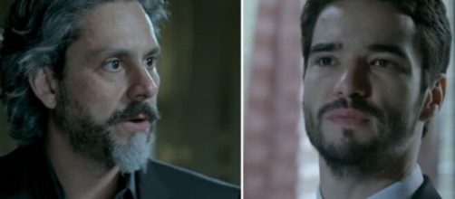 Zé e Pedro em 'Império' (Fotomontagem/Reprodução/TV Globo)