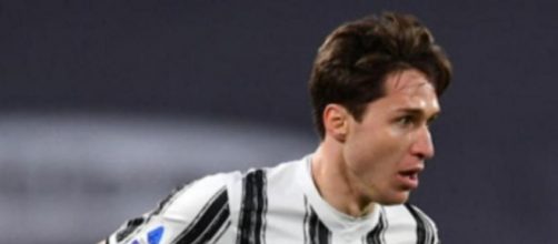 Federico Chiesa, centrocampista della Juventus.