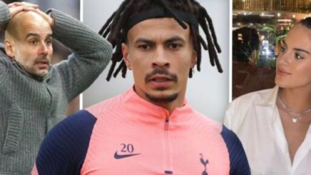 Dele Alli surpris à embrasser la fille de Guardiola, l'affaire prend de l'ampleur (capture YouTube et montage photo)