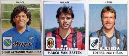 Maradona. Van Basten e Matthäus.