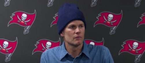 Brady can't hide his disappointment after the game (Image source: Tampa Bay Buccaneers/YouTube)