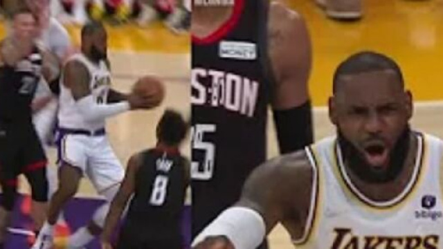 LeBron James devient fou avec son incroyable action 'and 1' refus&eacute;e (captures YouTube)