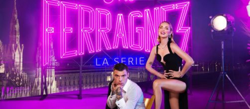 The Ferragnez, la locandina della serie: Chiara Ferragni e Fedez.