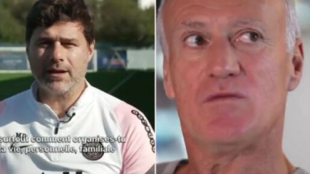 Mauricio Pochettino et Didier Deschamps - Source : montage, Youtube