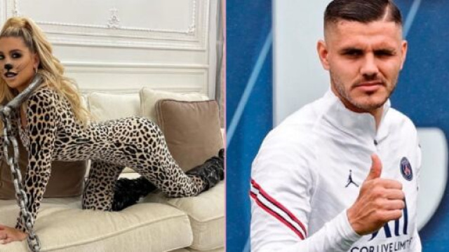 Mauro Icardi dans un hôtel avec sa maîtresse, le bouquet final (captures YouTube)