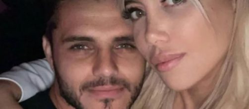 Mauro Icardi e Wanda Nara quando ancora le cose andavano bene.