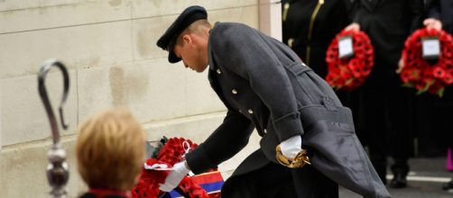 Prince William attends the National Service of Remembrance (Image source: The Royal Family/Facebook)