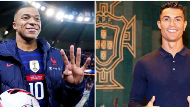 Kylian Mbappé rejoint Cristiano Ronaldo dans la cours des grands - Source : montage, Instagram