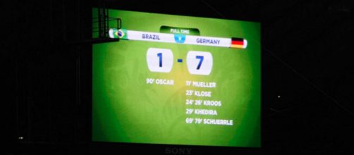Coupe du monde 2014 Brésil - Allemagne, Source : capture d'écran, Twitter @ActuFoot