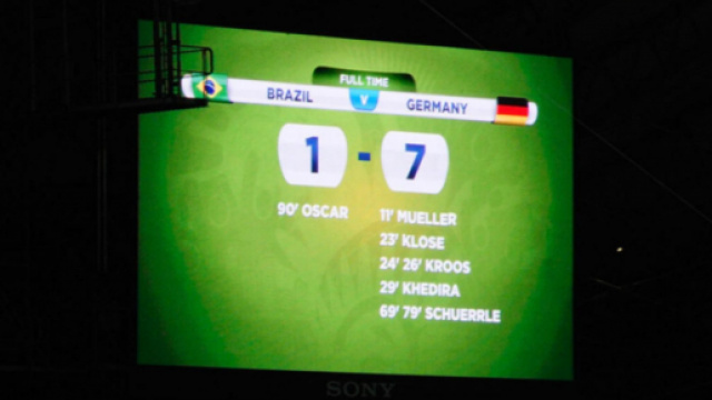 Coupe du monde 2014 Brésil - Allemagne, Source : capture d'écran, Twitter @ActuFoot