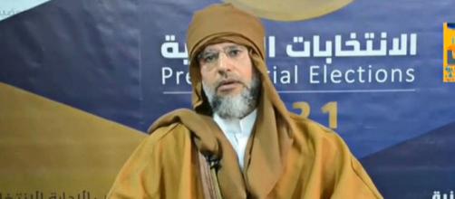 Saif al-Islam Gaddafi has registered as a candidate for Libya’s December 24 presidential election (Image source: France 24 English/YouTube)