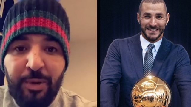 Benzema sera le prochain Ballon d'Or pour Mohamed Henni. (crédit Twitter)