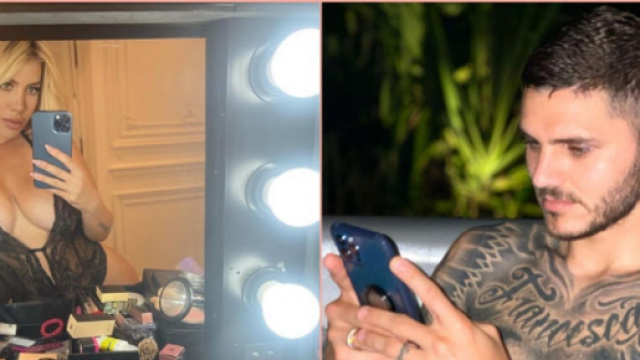 Mauro Icardi encore humilié par Wanda, cette fois-ci en direct à la télé (captures YouTube)