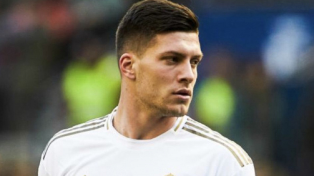 Luka Jovic, punta del Real Madrid.