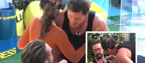 GFVip, Belli accusa Montano di averlo picchiato, Miriana: 'Non ti ha dato un ceffone'.