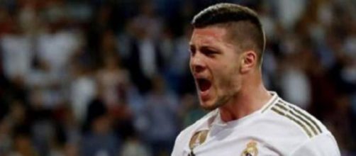 Luka Jovic, giocatore del Real Madrid.