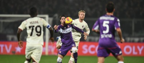 Il Milan crossa sotto i colpi di Vlahovic - foto di: acmilan.com