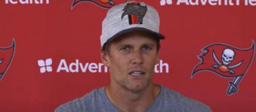 Brady has a career 5-1 record against the Giants (Image source: Tampa Bay Buccaneers/YouTube)
