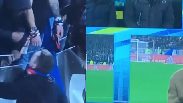 Thierry Henry agacé par les événements à Lyon. (crédit Twitter)