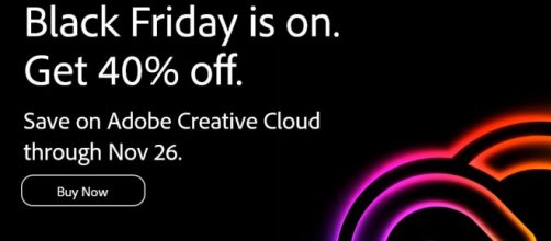 Adobe Creative Cloud: 40% off until November 26 ©Adobe