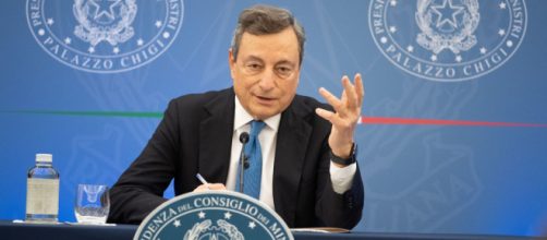 Il presidente del Consiglio Mario Draghi (Governo/CC).