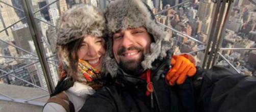 Mario Biondo y Raquel Sánchez Silva en un viaje a Nueva York (Twitter/@Biondo_Mario)