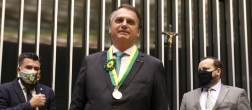 Bolsonaro recebe medalha na Câmara dos Deputados (Clauber Cleber Caetano/PR)