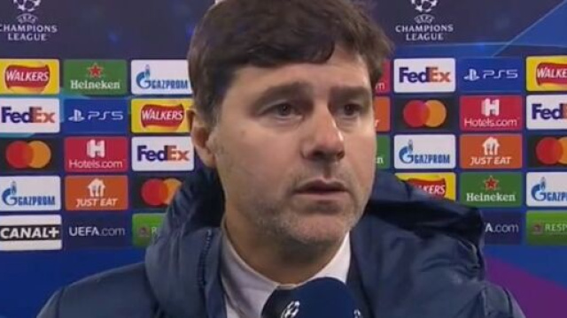 Pochettino agacé par la question d'un journaliste. (crédit Canal+)