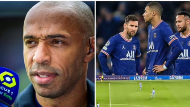 Thierry Henry tacle le trio offensif du PSG après le match contre City (captures YouTube)