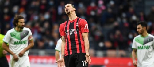 Il Milan perde ancora contro il Sassuolo, Ibrahimovic a secco. Foto di: acmilan.com