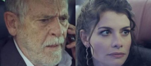 Santiago e Bárbara em 'Um Lugar ao Sol' (Fotomontagem/Reprodução/TV Globo)