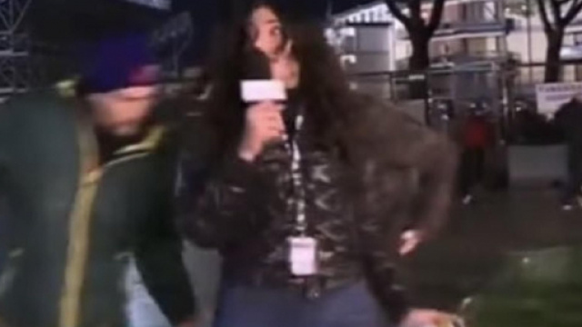 Molestie a giornalista Greta Beccaglia in diretta tv.