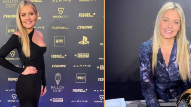 La bourde de Carine Galli pendant la cérémonie du Ballon d'Or provoque un fou rire (captures YouTube)