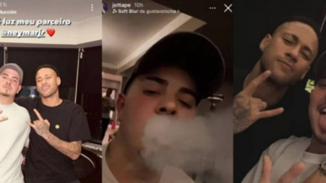 Neymar est blessé mais fait la fête, la Toile s'indigne (captures YouTube)